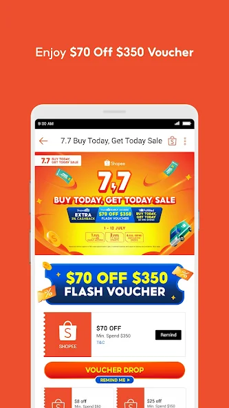 Shopee app screenshot 3